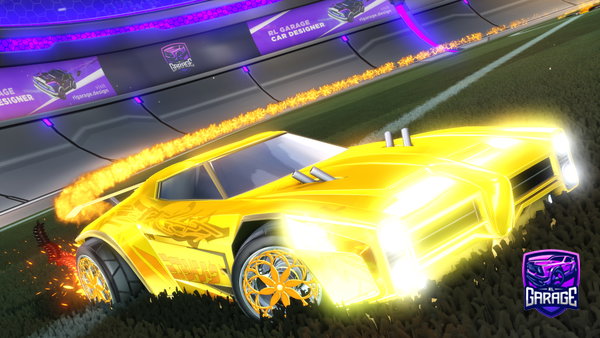A Rocket League car design from Sashimimix