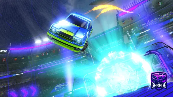 A Rocket League car design from bumpstart