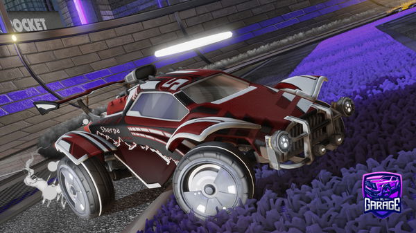 A Rocket League car design from Dinglev2