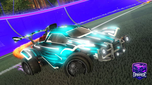 A Rocket League car design from eyezayyuh