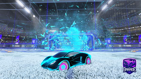 A Rocket League car design from Teletiby