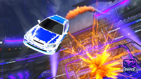 A Rocket League car design from DarkPasta