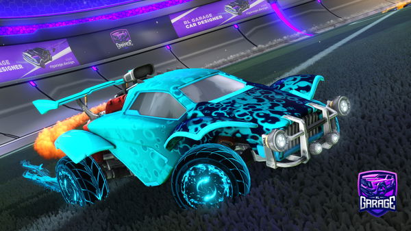 A Rocket League car design from Eastbumblefuxk