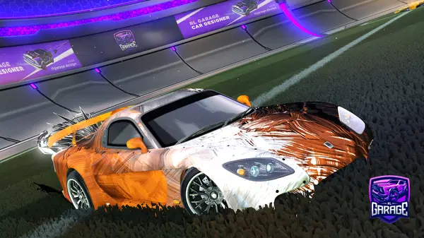 A Rocket League car design from Nitroplus