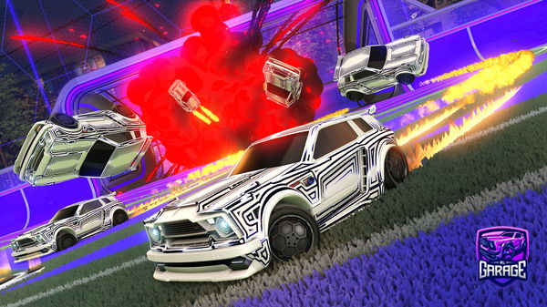 A Rocket League car design from Crispyyyy38