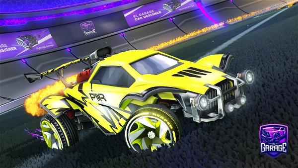 A Rocket League car design from TraderDoge
