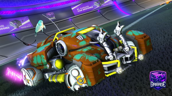 A Rocket League car design from PiGN