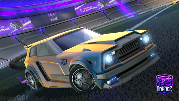 A Rocket League car design from LOQT