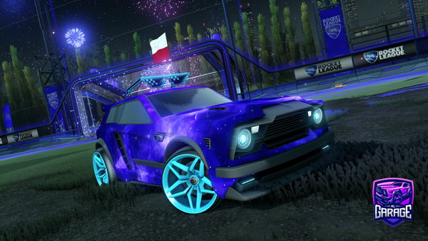 A Rocket League car design from MOURZYN