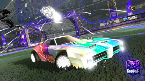 A Rocket League car design from trolex22
