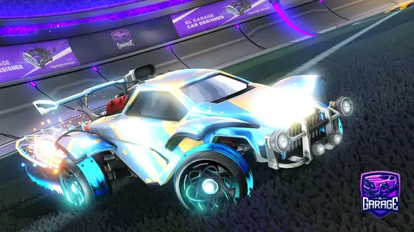 A Rocket League car design from frick_my_tm8