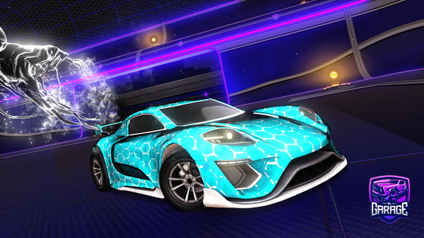 A Rocket League car design from tradepleasethanks