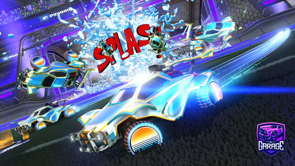 A Rocket League car design from OfficialCod128