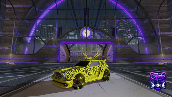 A Rocket League car design from Fostalicska2000