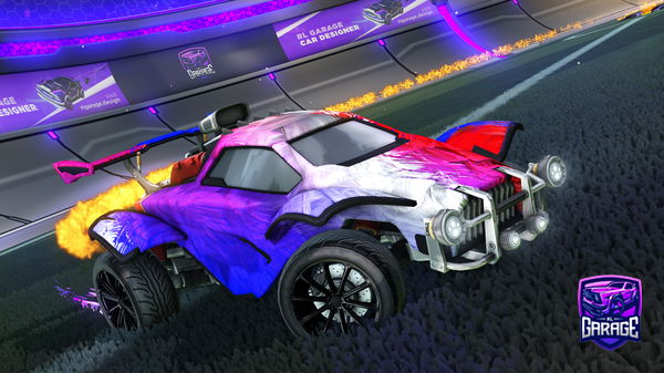 A Rocket League car design from Mrblue223