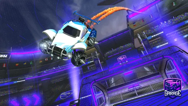 A Rocket League car design from TradeCity