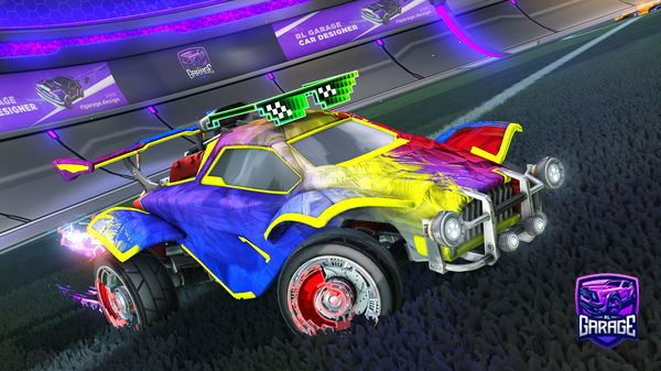 A Rocket League car design from RL_Items_FAIR