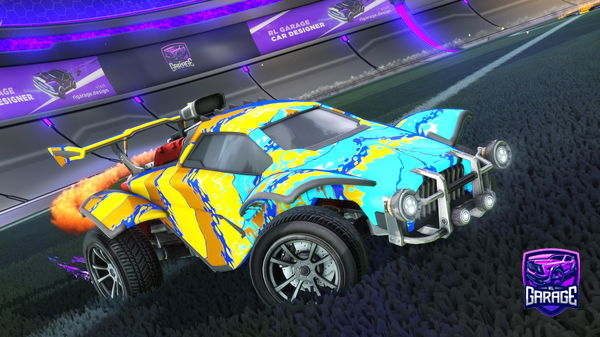 A Rocket League car design from G1oater