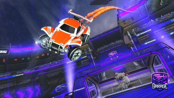 A Rocket League car design from Rezquiem