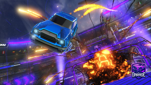A Rocket League car design from Nilashasloes