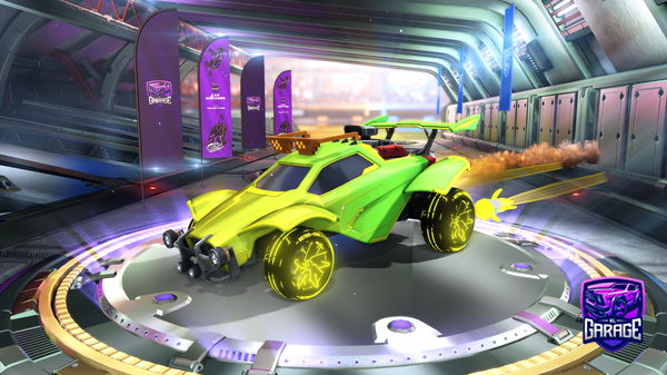A Rocket League car design from SweatierCave204