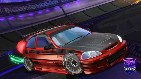 A Rocket League car design from KAOS_Cobra