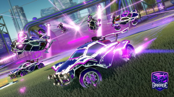 A Rocket League car design from Ghost_On_PS4