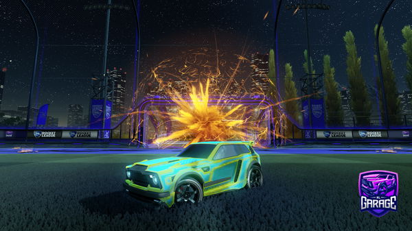 A Rocket League car design from MCTRG1