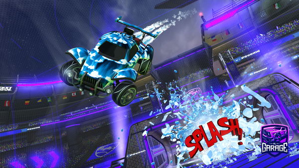 A Rocket League car design from DROW10