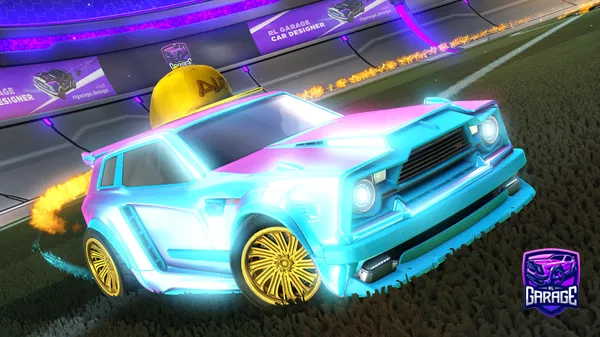 A Rocket League car design from CXCXNUT