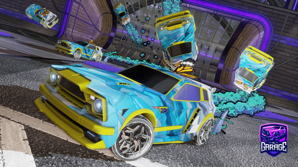 A Rocket League car design from JayTrain