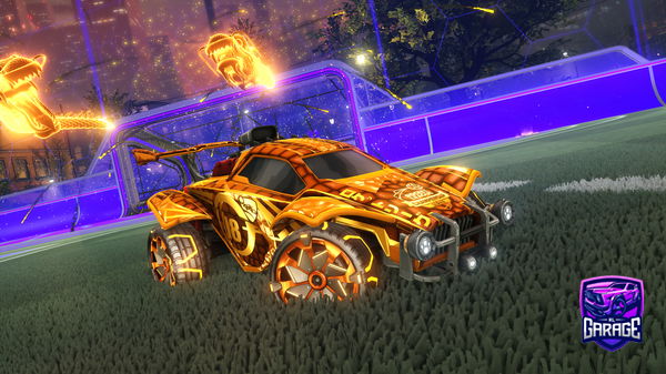 A Rocket League car design from TripleLowG