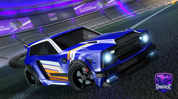 A Rocket League car design from Pogrz