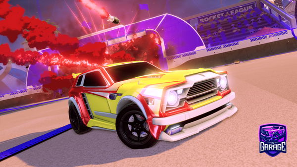 A Rocket League car design from cldrx