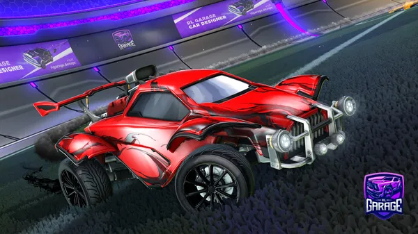 A Rocket League car design from PowerfulFlea441