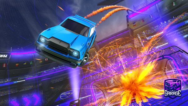 A Rocket League car design from Mattken