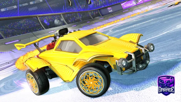 A Rocket League car design from Crayonzs