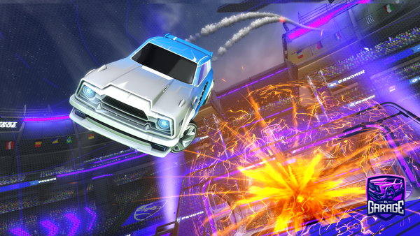 A Rocket League car design from Hunek