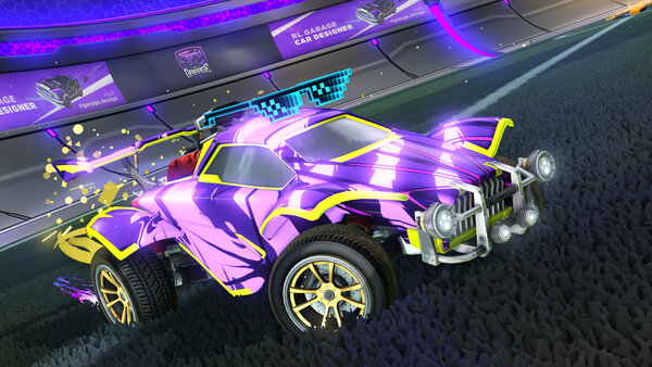 A Rocket League car design from GamerjackYT