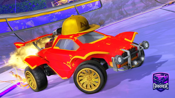 A Rocket League car design from Champ_cool