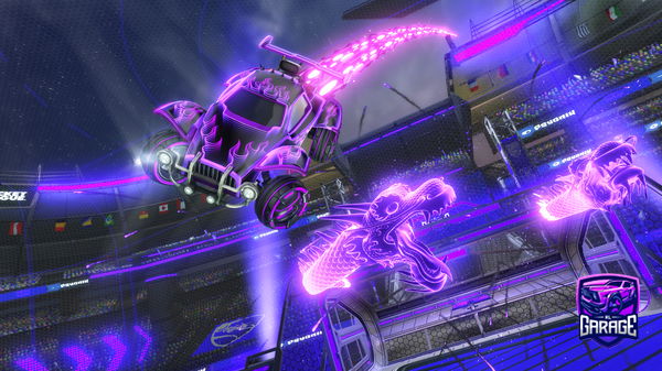 A Rocket League car design from PSN_VJakek