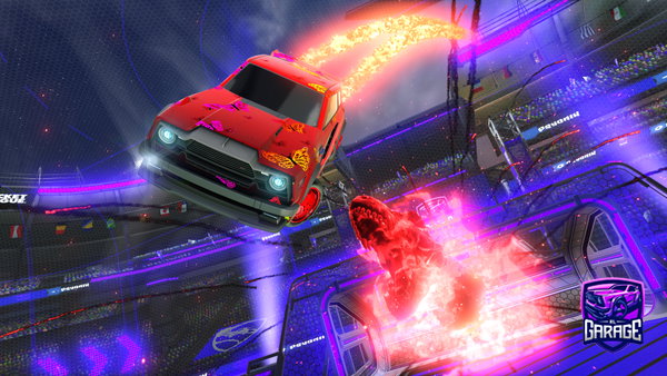 A Rocket League car design from evipero