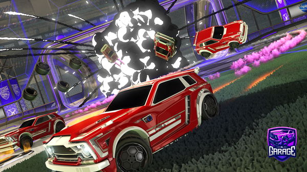 A Rocket League car design from achickencurry101