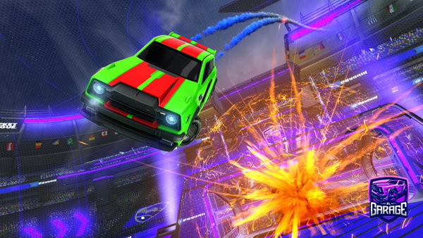 A Rocket League car design from Trk_VoLtAgE123