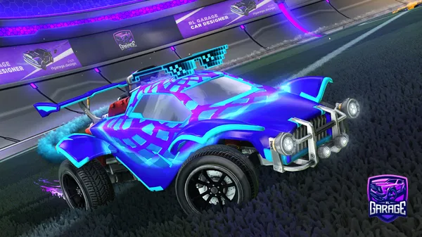 A Rocket League car design from Dxrk_tvv1