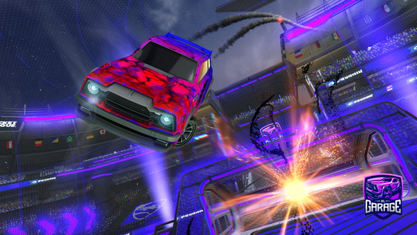 A Rocket League car design from sl4r3rs