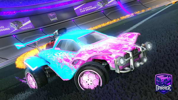 A Rocket League car design from FuzzyPotato7824