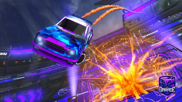 A Rocket League car design from Noahcrow4