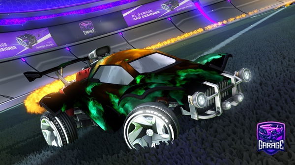 A Rocket League car design from AVCplayzz