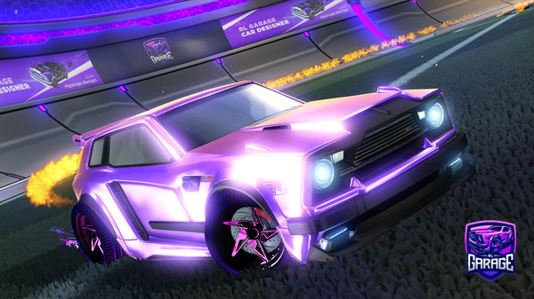 A Rocket League car design from wataya